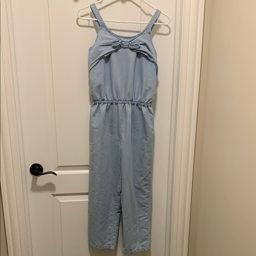 Comfortable Stylish Nautica Light Blue Girl’s Sleeveless Jumpsuit. Size:12/14